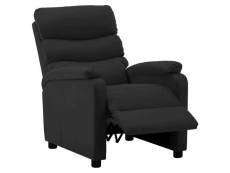 Vidaxl fauteuil inclinable noir similicuir 289682