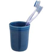 Wenko - Bac à brosse à dents sada, céramique, bleu