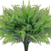 4 pièces fougère artificielle fausse fougère extérieure plantes plantes de fougère artificielles - Crea