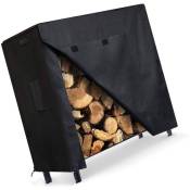 4FT Firewood Rack Outdoor with Cover, Includes Thickened