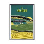Affiche Foot - FC Nantes - Stade de la Beaujoire 30x40 cm