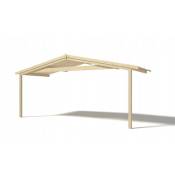 Altanka - Avant-toit en bois 5x2m pour le chalet de