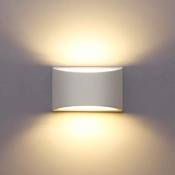 Appliques Murales Interieur, Blanc Lampe Murale LED