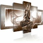Artgeist - Tableau bouddha méditant - 100 x 50 cm