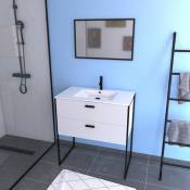 Aurlane - Ensemble meuble de salle de bain - Blanc