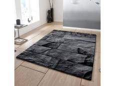Beton - tapis effet béton - noir 080 x 300 cm PARMA803009250BLACK