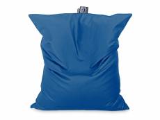 Big pouf similicuir indoor bleu happers 3710970