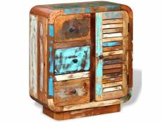 Buffet bahut armoire console meuble de rangement bois de récupération massif helloshop26 4402235