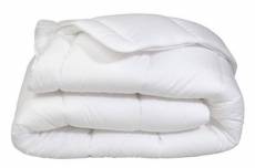 Couette Mi-Saison Enveloppe Coton Protection - Blanc