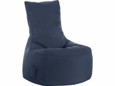 Fauteuil design swing bleu jeans 28810-09
