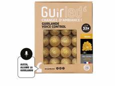Guirlande boule lumineuse 32 led voice control - trésor
