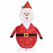 Hommoo Figurine de Père Noël à LED Tissu 60 cm