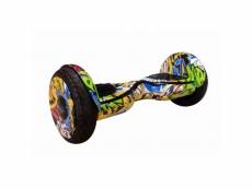 Hoverboard 10 pouces tout terrain roue pleine hip pop