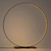 Lampe de table Classic / LED - Ø 63 cm - Le Deun noir en métal