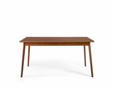 Skoll - table à manger extensible 150-200x80cm - couleur - bois foncé DR-15-WALNUT