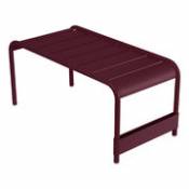 Table basse Luxembourg / Banc - L 86 cm - Fermob rouge