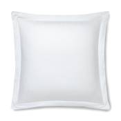 Taie d'oreiller coton blanc 65 x 65 cm