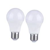 Trade Shop Traesio - 15w Led Lamp E27 Socket Warm White Cold White Globe Globe -blanc Froid- - Blanc froid