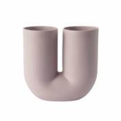 Vase Kink / Céramique - Muuto rose en céramique