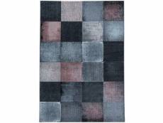 Vintage - tapis à carreaux patchwork - rose & gris 200 x 290 cm COSTA2002903526PINK