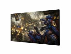 Warhammer 40k tableau en bois (60x40cm) - urban conquest