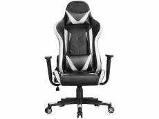 Yaheetech chaise de gaming ergonomique fauteuil gamer