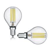 2 ampoules 4W LED E14 - Transparent