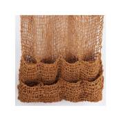 Aquagart - 6 sacs à plantes, tissu en fibres de noix de coco, 8 sacs, natte pour bordure de bassin pour liner de bassin