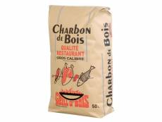 Charbon de bois 50l "qualité restaurant" grill o'bois 22