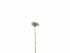 Chrysantheme mini plastique blanc bleu clair