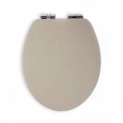Gelco Design - abattant wc maj mdf beige/blanc - beige/BLANC