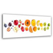 Hxadeco - Tableau les fruits, 80x30cm - Multicouleur