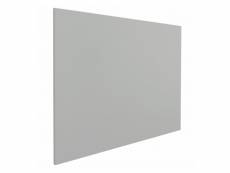 Ivol - tableau blanc sans cadre - 100 x 150 cm - gris
