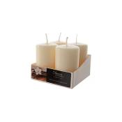 Kaemingk - scented pillar candle vanilla, colour: cream, size: DIA5X8CM