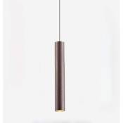 Led Lampe Suspension Nordique Long Tube Lampe Suspendue Minimaliste Créatif Plafonnier Art Moderne Décor Luminaire pour Salle à Manger Cuisine Ile