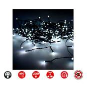 Rideau Lumineux Easy-Connect 2x2m 10 Bandes 200 Led Blanc Froid 30v (USAGE Int. Ext.) Edm Total 3,2w