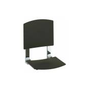 Siège rabattable siège plan care 360 mm aluminium anodisé argent / gris clair Keuco