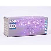 Spetebo - Cluster Light - 768 led Fairy Lights - Couleur : rose/bleu - 450 cm