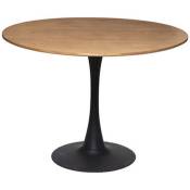 Table basse ronde en bois coloris naturel - diamètre