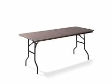Table de banquet rectangulaire pliable en bois - l122