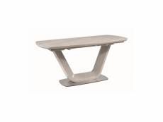 Table pliante - armani - l 90 x l 220 x h 76 cm - gris