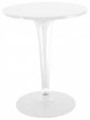 Table ronde TopTop - Dr. YES / Ø 70 cm - Kartell blanc en plastique