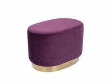 Tabouret 35x55x43 zade violet fait main en bois idéal pour la salle à manger
