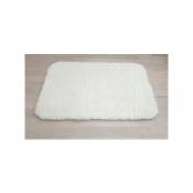 Tapis de bain Microfibre LAMB 70x120cm Blanc - Blanc - Spirella