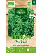 Vilmorin - Sachet graines Basilic Fin vert bio