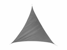 Voile d'ombrage triangulaire quito - l. 300 cm - gris ardoise