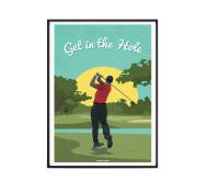 Affiche Golf - Golf In The Hole 30 x 40 cm