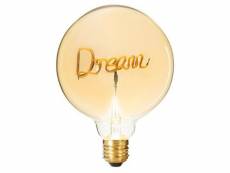 Ampoule décorative à filament "dream" 17cm ambre