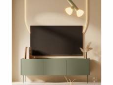 Bobochic meuble tv 3 portes 170 cm atlas vert
