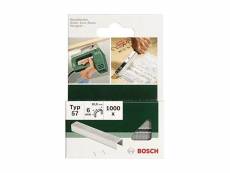 Bosch 2609255838 set de 1000 agrafes ã fil plat type